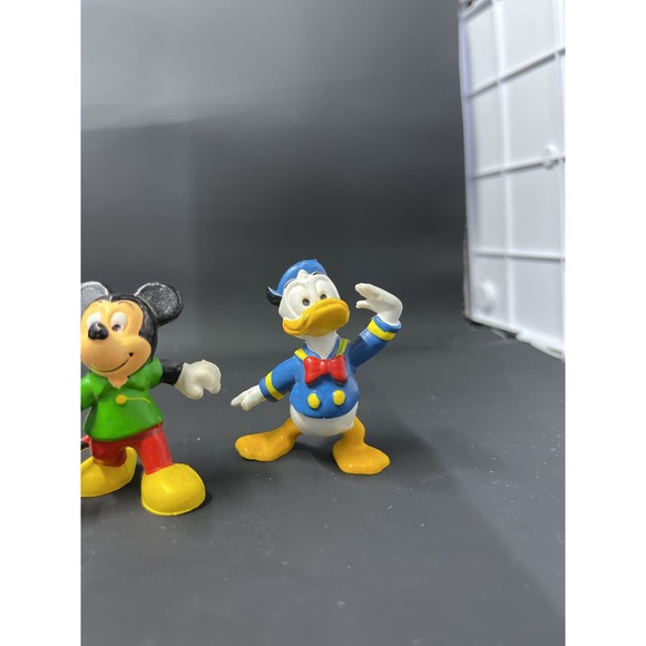 Vtg Walt Disney Productions Mickey Minnie Goofy Donald Pluto Lot Of 4 Hong Kong - Picture 6 of 12